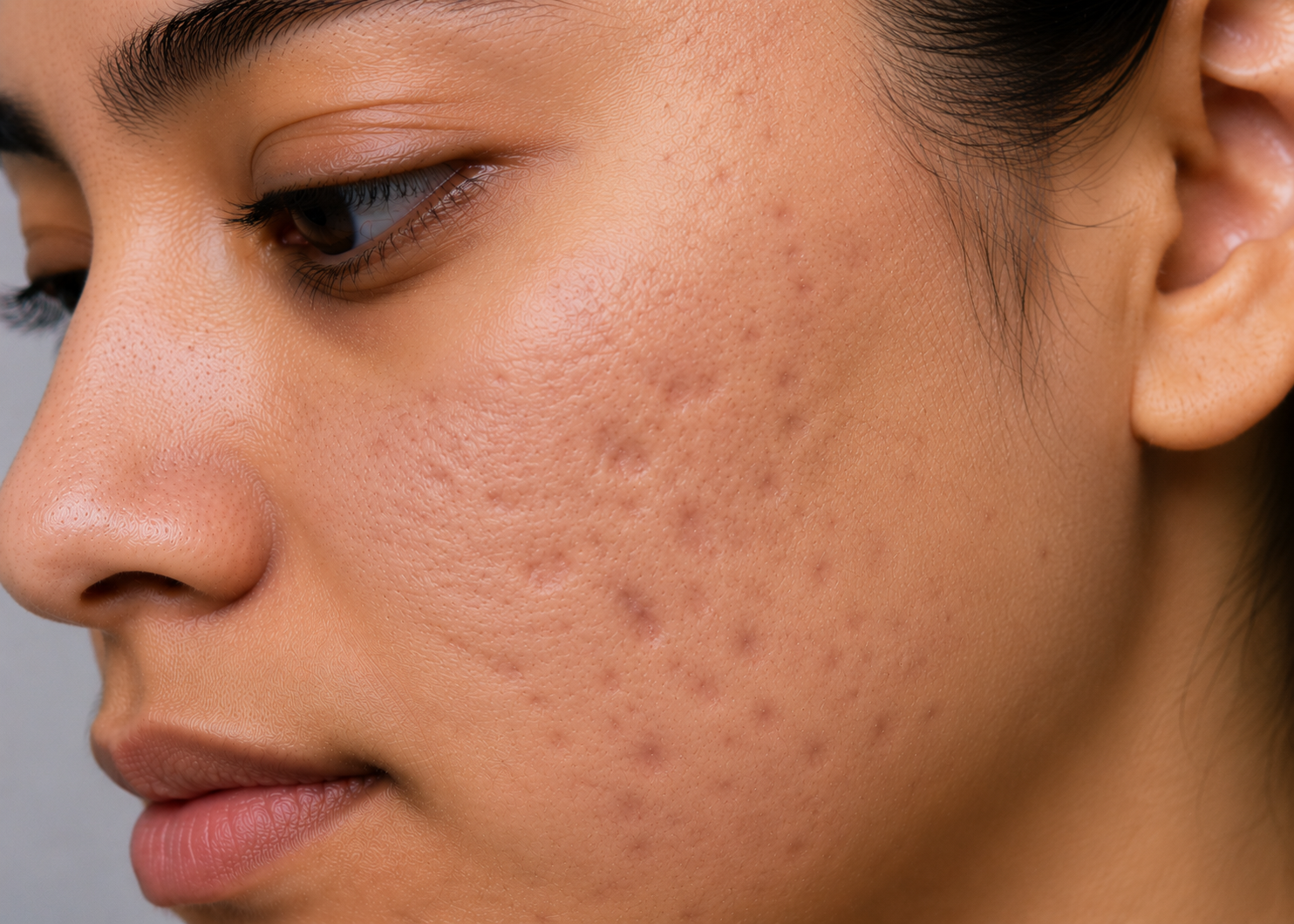 Acne Scars — Permanent texture