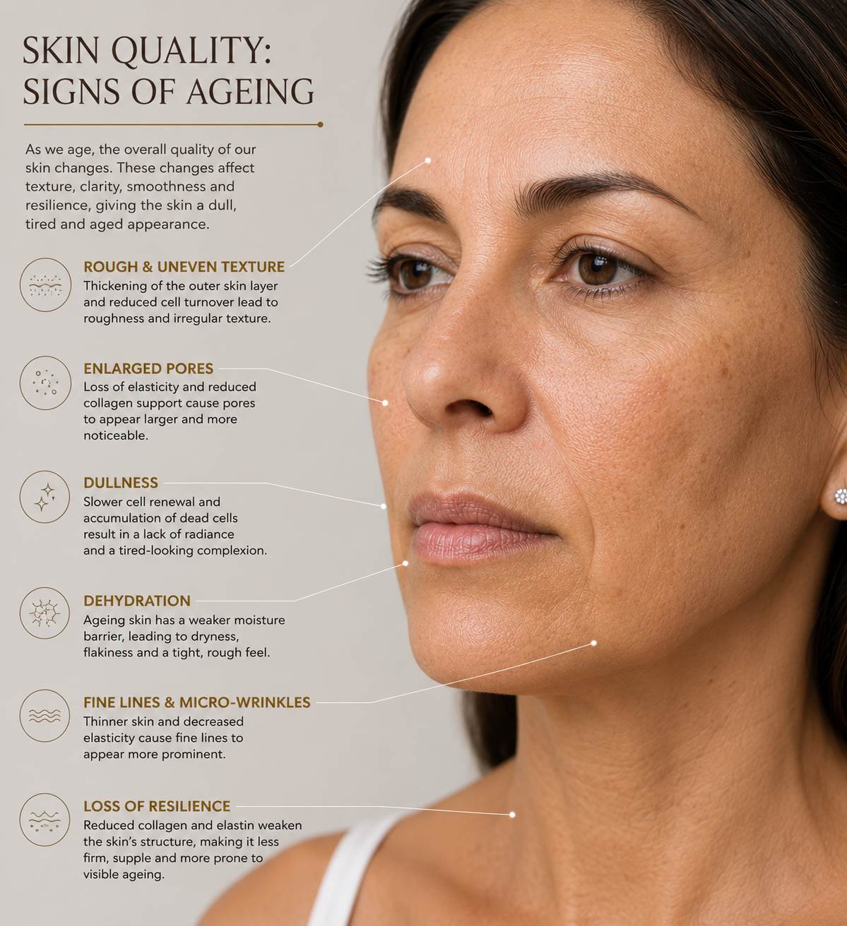Skin quality — Lustre & elasticity